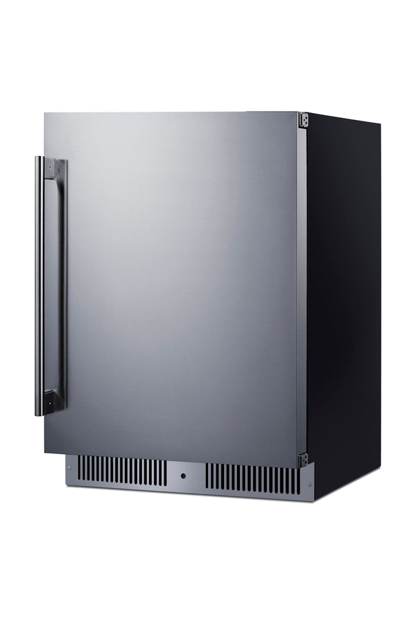 24" Wide Built-In All-Refrigerator - Summit SDHR2444 - Summit - Wine Fridge Pros