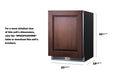 24" Wide Built-In All-Refrigerator (Panel Not Included) Summit SDHR2444PNR - Summit - Wine Fridge Pros
