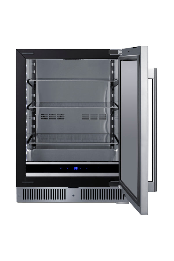 24" Wide Built-In All-Refrigerator - Summit SDHR2444 - Summit - Wine Fridge Pros