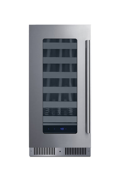 15" Wide Built-In Wine Cellar - Summit SDHW1532LHD - Summit - Wine Fridge Pros