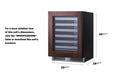 24" Wide Built-In Wine Cellar (Panel Not Included) Summit SDHW2442PNRLHD - Summit - Wine Fridge Pros