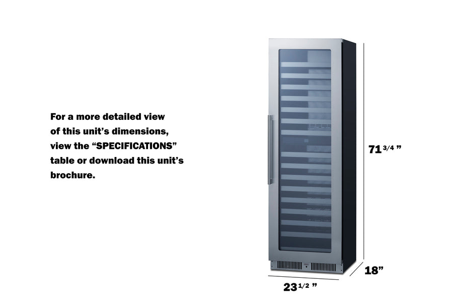 24" Wide Dual Zone Wine Cellar - Summit SDHWC98 - Summit - Wine Fridge Pros
