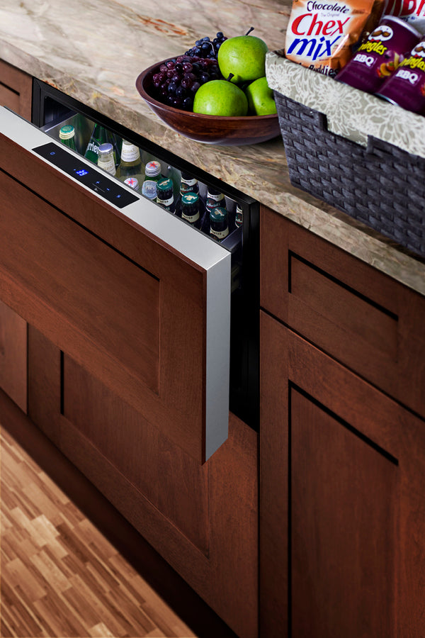 24" Wide Built-In Drawer Refrigerator - Summit SDR24 - Summit - Wine Fridge Pros