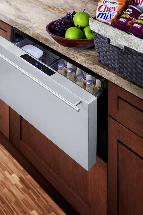 30" Wide Built-In Drawer Refrigerator - Summit SDR30 - Summit - Wine Fridge Pros