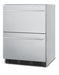 24" Wide 2-Drawer All-Refrigerator, ADA Compliant - Summit SP6DBS2D7ADA - Summit - Wine Fridge Pros