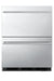 24" Wide 2-Drawer All-Refrigerator, ADA Compliant - Summit SP6DBS2D7ADA - Summit - Wine Fridge Pros