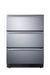 24" Wide Built-In 3-Drawer All-Refrigerator - Summit SP6DS3D - Summit - Wine Fridge Pros