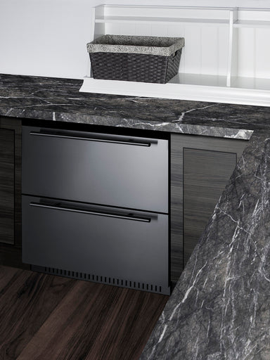27" Wide 2-Drawer All-Refrigerator, ADA Compliant - Summit SPR275OS2DADA - Summit - Wine Fridge Pros