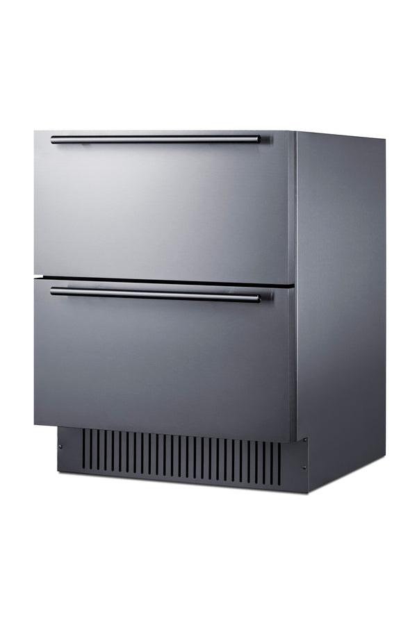 27" Wide 2-Drawer All-Refrigerator - Summit SPR275OS2DCSS - Summit - Wine Fridge Pros