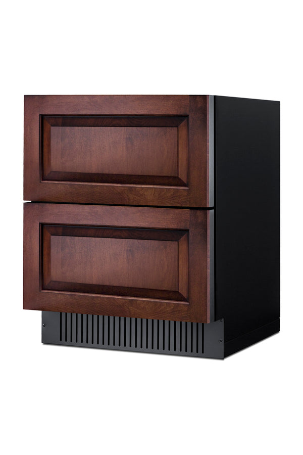 27" Wide 2-Drawer All-Refrigerator (Panels Not Included) - Summit SPR275OS2DPNR - Summit - Wine Fridge Pros