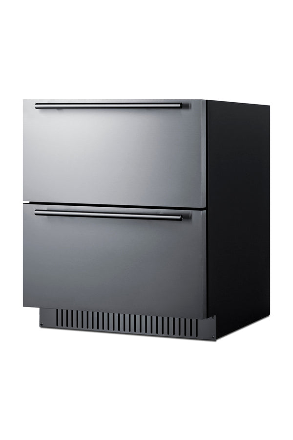 27" Wide 2-Drawer All-Refrigerator, ADA Compliant - Summit SPR275OS2DADA - Summit - Wine Fridge Pros