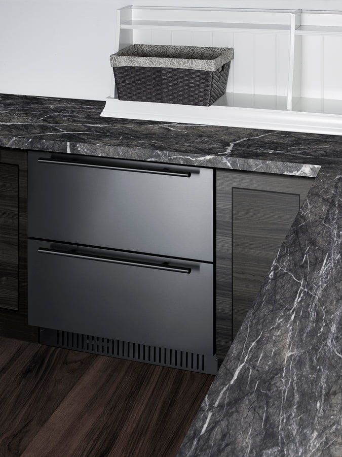 27" Wide 2-Drawer All-Refrigerator - Summit SPR275OS2D