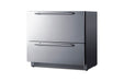 36" Wide 2-Drawer All-Refrigerator - Summit SPR36332D - Summit - Wine Fridge Pros