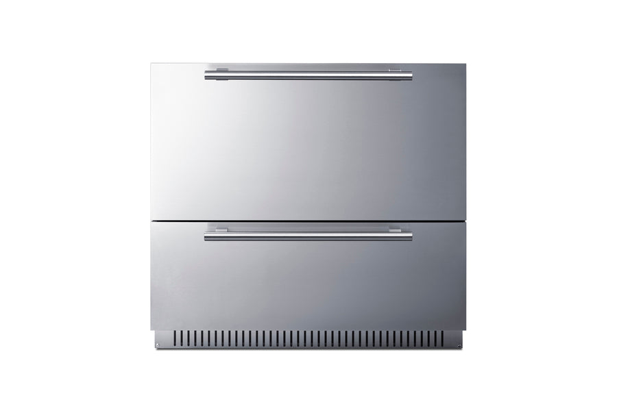 Next 36" Wide Outdoor 2-Drawer All-Refrigerator - Summit SPR36DROS - Summit - Wine Fridge Pros
