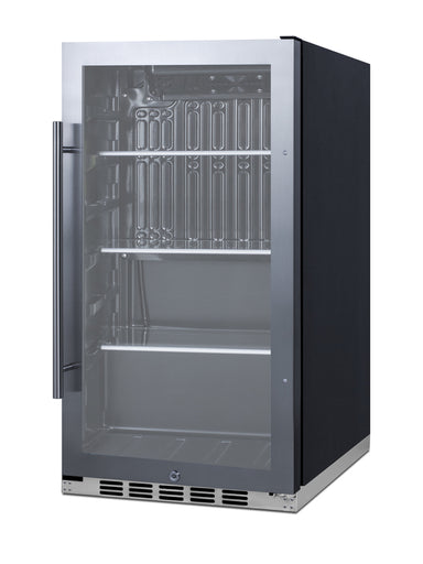 Shallow Depth Indoor/Outdoor Beverage Cooler - Summit SPR488BOSH34 - Summit - Wine Fridge Pros