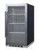 Shallow Depth Indoor/Outdoor Beverage Cooler - Summit SPR488BOSH34 - Summit - Wine Fridge Pros