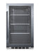 Shallow Depth Indoor/Outdoor Beverage Cooler - Summit SPR488BOSH34 - Summit - Wine Fridge Pros