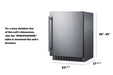 15" Wide Built-In Beverage Center (Panel Not Included) Summit SDHG1533PNR - Summit - Wine Fridge Pros