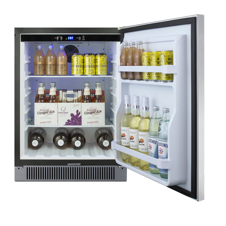 24" Wide Built-In Outdoor All-Refrigerator - Summit SPR623OSCSS (Copy)