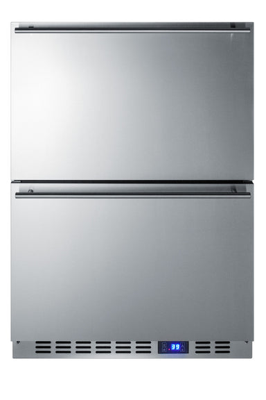 24" Wide 2-Drawer All-Refrigerator - Summit SPR627OS2D - Summit - Wine Fridge Pros