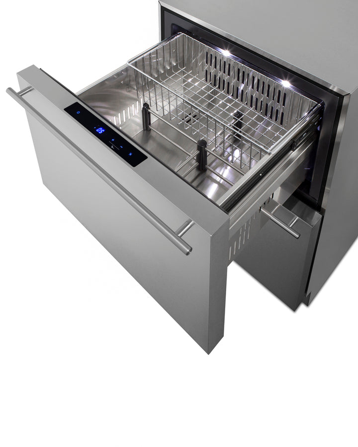 24" Wide 2-Drawer All-Refrigerator - Summit SPR627OS2D
