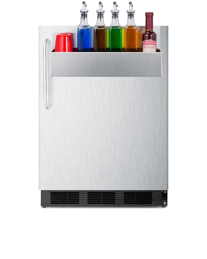 24" Wide Outdoor All-Refrigerator, with Speed Rail - Summit SPR7BOSSTSR - Summit - Wine Fridge Pros