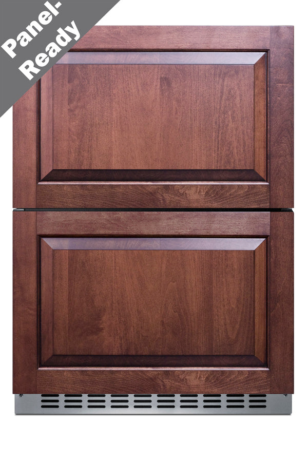 24" Wide 2-Drawer Refrigerator-Freezer - Summit SPRF34D - Summit - Wine Fridge Pros