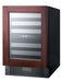 24" Wide Built-In Wine Cellar (Panel Not Included) - Summit SWC532BLBISTPNRLHD - Summit - Wine Fridge Pros
