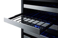 24" Wide Built-In Wine Cellar (Panel Not Included) - Summit SWC532BLBISTPNRLHD - Summit - Wine Fridge Pros