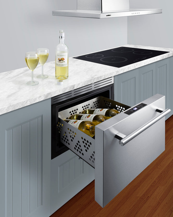 18" Wide Built-In Wine/Beverage Cooler Drawer - Summit COOL1D - Summit - Wine Fridge Pros