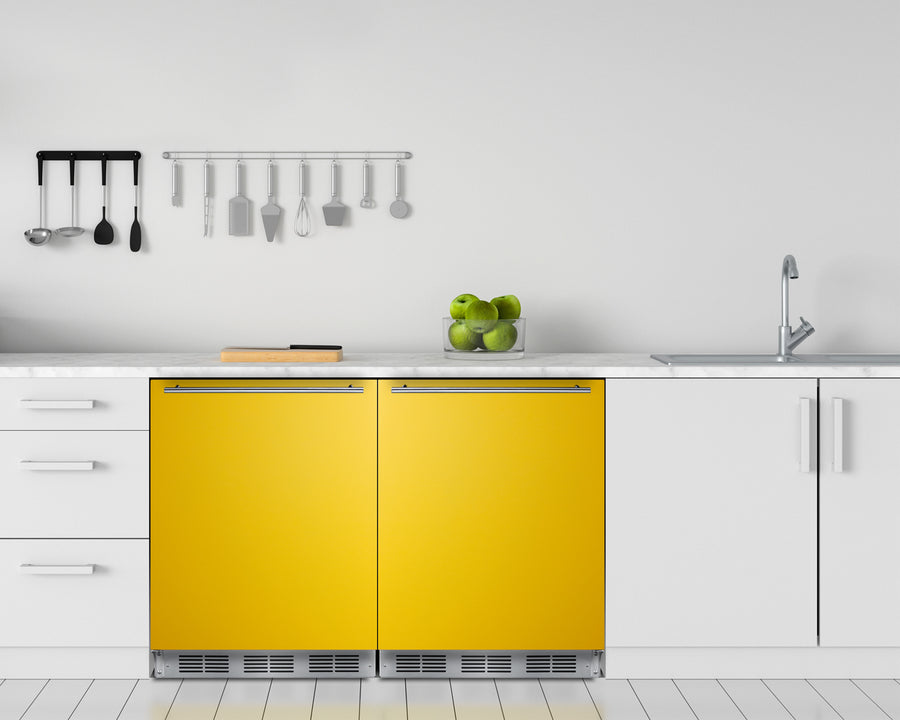 24" Wide Refrigerator-Freezer, ADA Compliant - Summit BRF631BKYADA