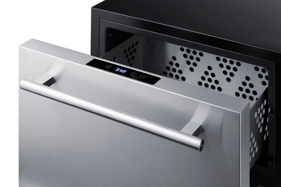 18" Wide Built-In Wine/Beverage Cooler Drawer - Summit COOL1D - Summit - Wine Fridge Pros