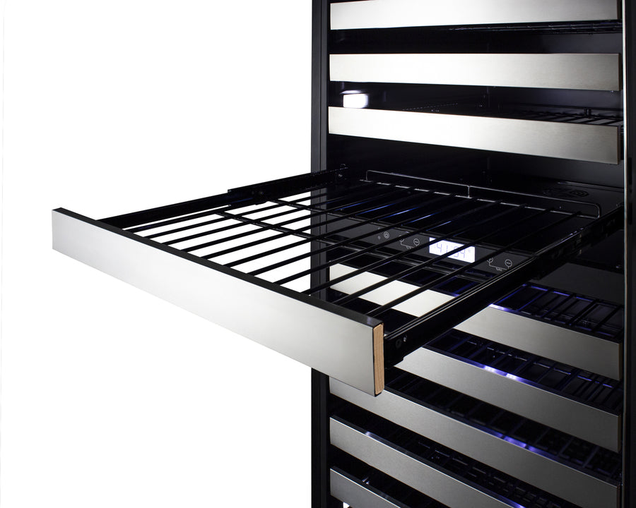 24" Wide Dual-Zone Wine Cellar - Summit SWCP2163CSSLHD