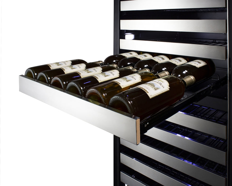 24" Wide Dual-Zone Wine Cellar - Summit SWCP2163LHD