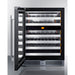 24" Dual Zone Built-In Wine Cellar - Summit CL244WC2LHD - Summit - Wine Fridge Pros