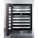 24" Dual Zone Built-In Wine Cellar (Panel Not Included) - Summit CL244WC2PNRLHD - Summit - Wine Fridge Pros