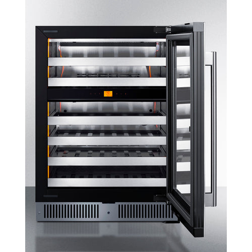 24" Dual Zone Built-In Wine Cellar - Summit CL244WC2 - Summit - Wine Fridge Pros