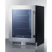 24" Wide Built-In Beverage Center - Summit CL24BV1LHD - Summit - Wine Fridge Pros
