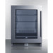 24" Wide Built-In Beverage Center - Summit CL24BV1LHD - Summit - Wine Fridge Pros