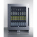 24" Wide Built-In Beverage Center - Summit CL24BV1LHD - Summit - Wine Fridge Pros