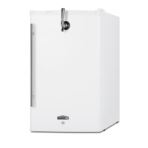 17" Wide Tabletop Front Tap Coffee Kegerator - Summit FF31L7FRTPC