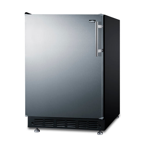 24" Wide All-Refrigerator - Summit FF708BLSSRSLHD