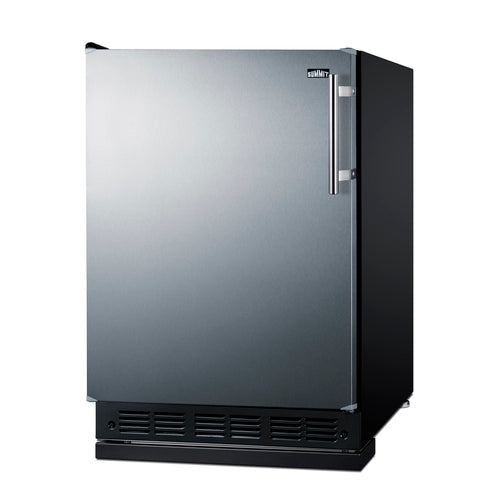 24" Wide All-Refrigerator - Summit FF708BLSSRSLHD