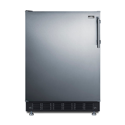 24" Wide All-Refrigerator - Summit FF708BLSSRSLHD