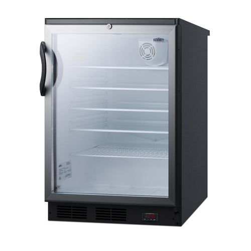 24" Wide Built-In Craft Beer Pub Cellar - Summit SCR600BGLBIDTPUB - Summit - Wine Fridge Pros