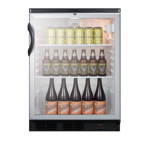 24" Wide Built-In Craft Beer Pub Cellar - Summit SCR600BGLBIDTPUB - Summit - Wine Fridge Pros