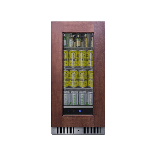 15" Wide Built-In Beverage Center (Panel Not Included) Summit SDHG1533PNR