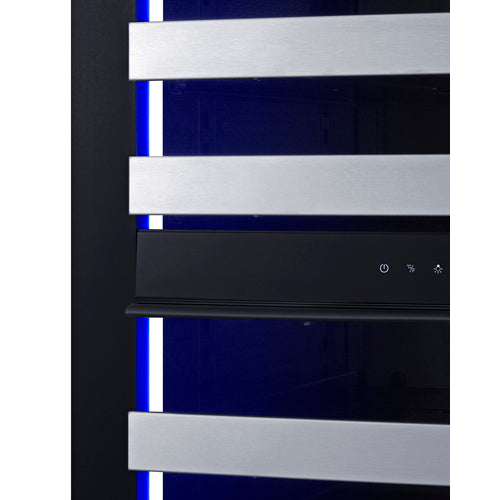 24" Wide Dual Zone Wine Cellar - Summit SDHWC98LHD