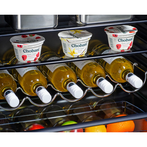24" Wide All-Refrigerator - Summit FF708BLSSRSLHD