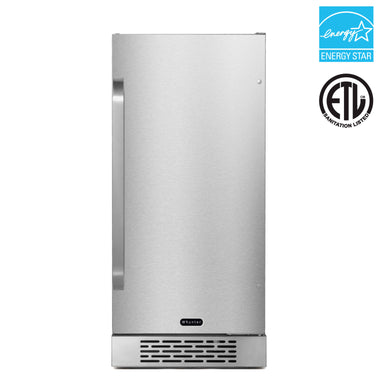 15″ Built-In Energy Star 3.0 cu. ft. Indoor/Outdoor Beverage Refrigerator Cooler - BOR-326FS - Whynter - Wine Fridge Pros